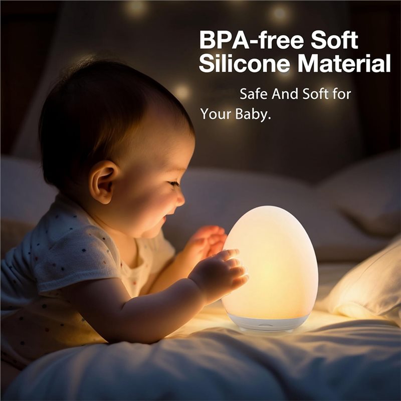 ABYN-Eye-Caring Led Baby Night - Baby Nursery Egg Light 评论和价格