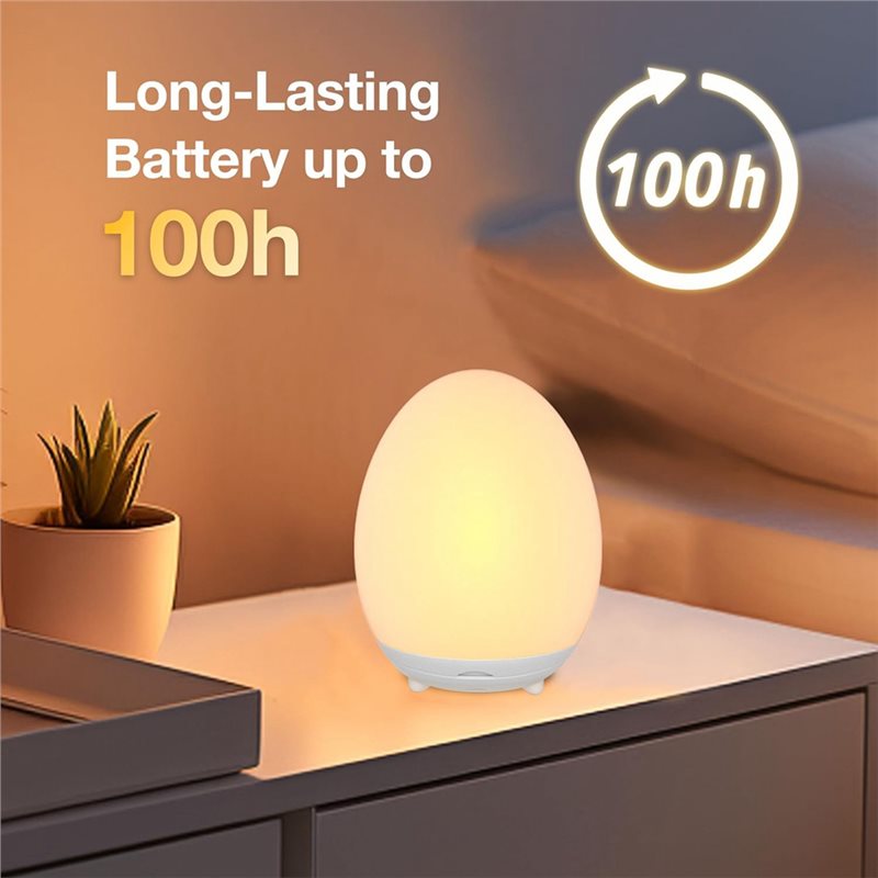 ABYN-Eye-Caring Led Baby Night - Baby Nursery Egg Light 评论和价格