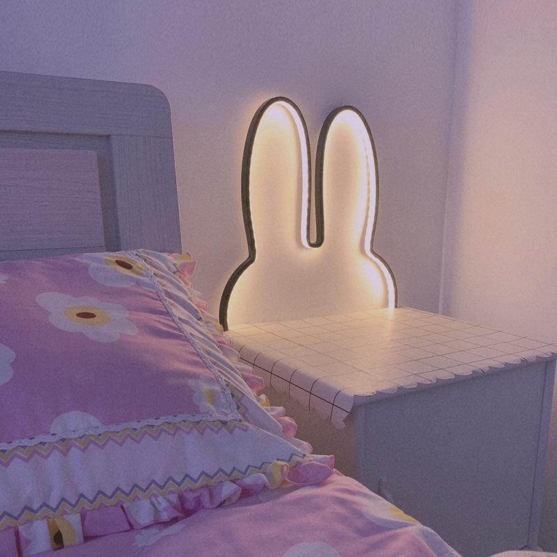 Cute Led Rabbit Wall Lights US - Baby Nursery Egg Light 评论和价格