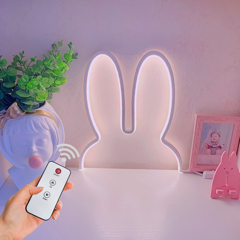 Cute Led Rabbit Wall Lights US - Baby Nursery Egg Light 评论和价格