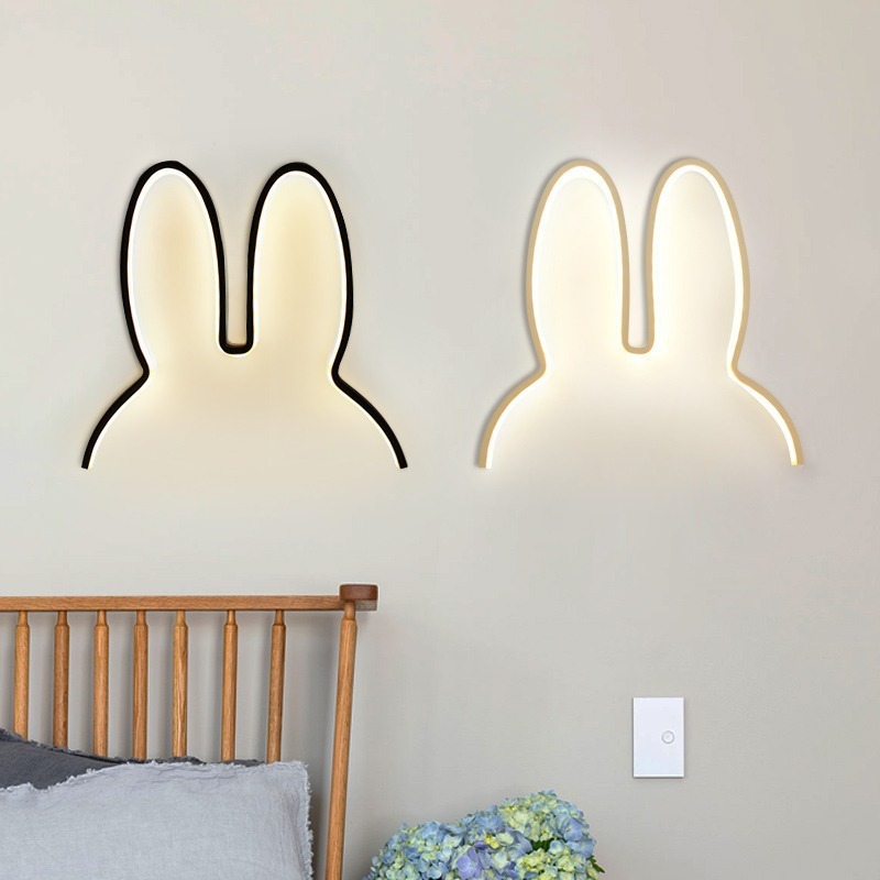 Cute Led Rabbit Wall Lights US - Baby Nursery Egg Light 评论和价格