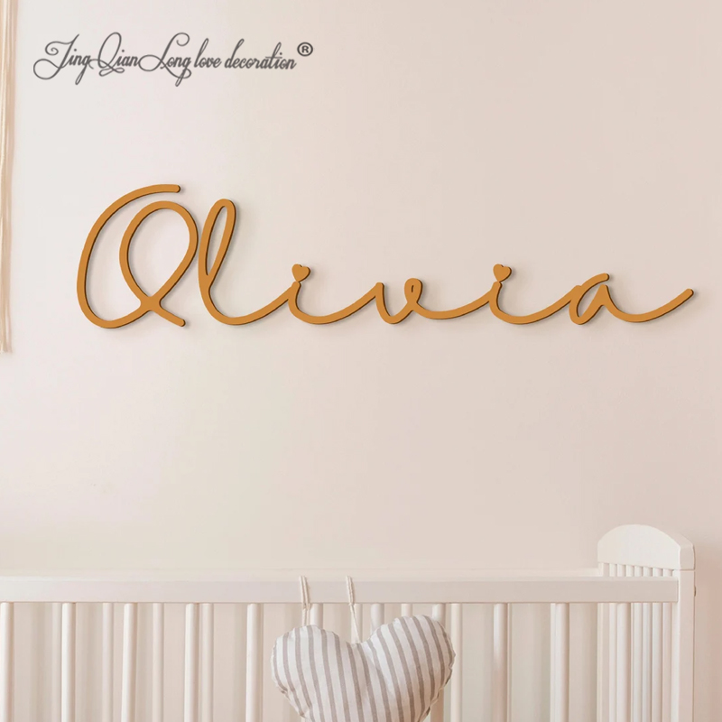 Custom Wooden Baby Name Sign,  - Baby Nursery Name Sign 评论和价格