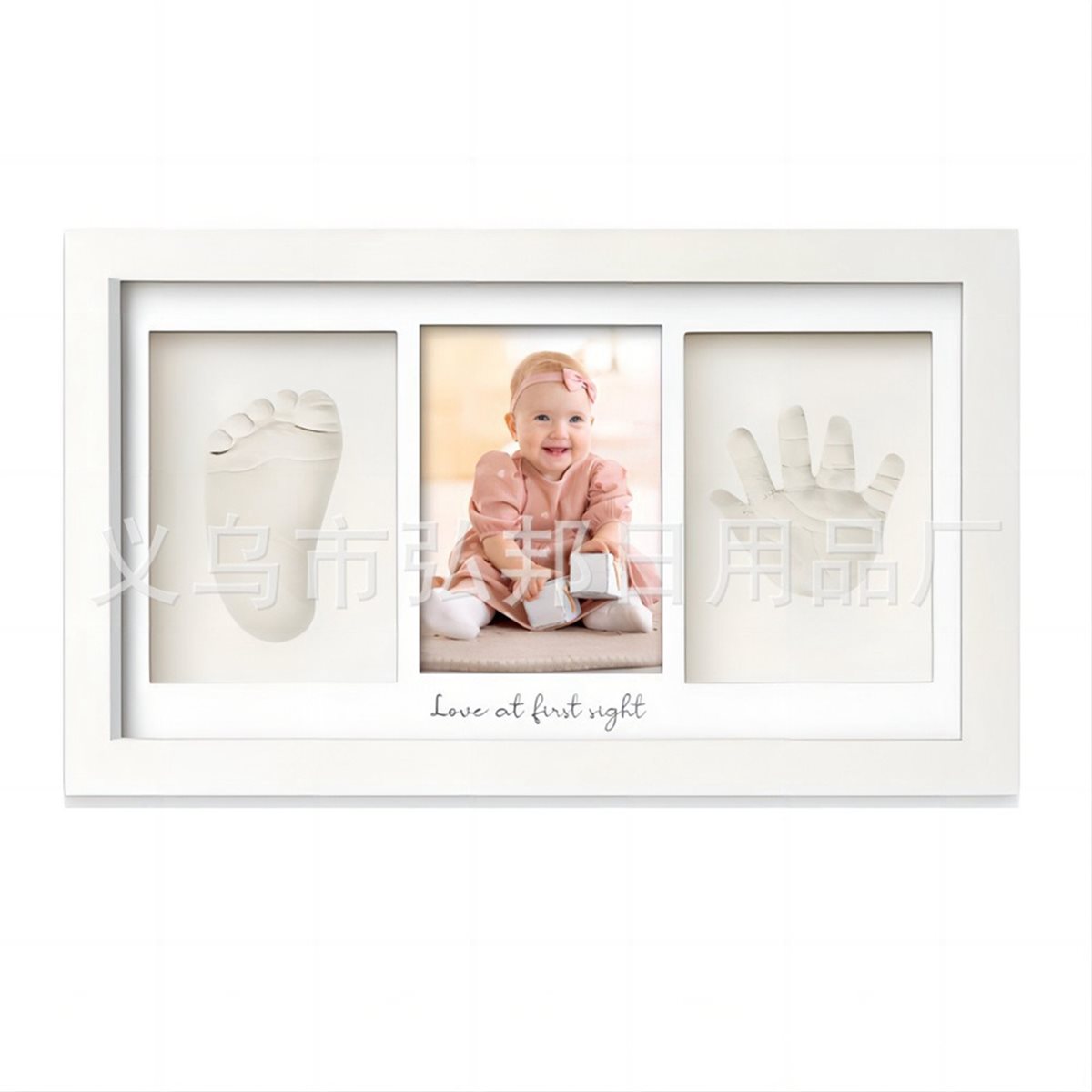 Y69A Baby Handprint & Footprin - Baby Nursery Keepsake 评论和价格