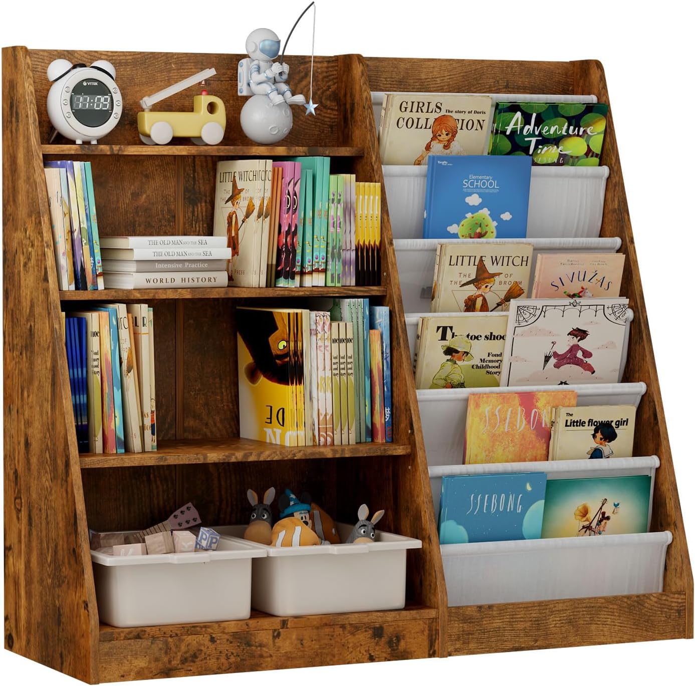 HedoAjim Kids Bookshelf for Be - Baby Nursery Bookcase 评论和价格