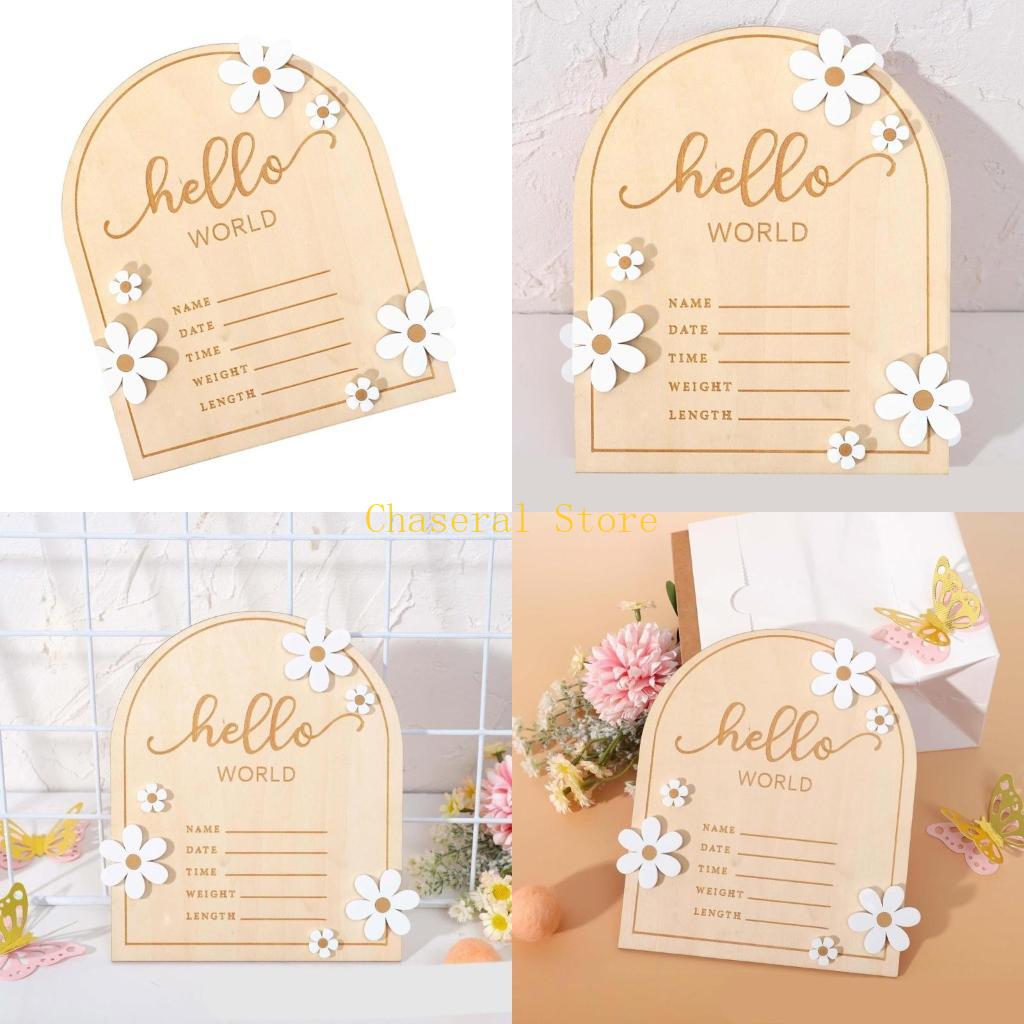E7CE Hello Wooden Baby Name Si - Baby Nursery Name Sign 评论和价格