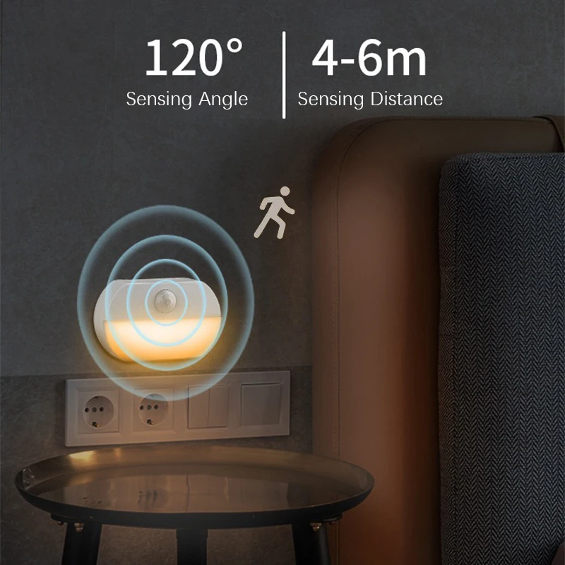 LED Human Body Sensing Night L - Baby Nursery Egg Light 评论和价格