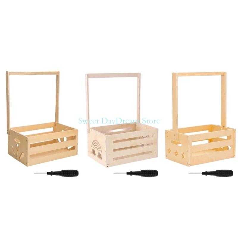 Y88C Wooden Baby Showers Gift  - Baby Nursery Organiser 评论和价格