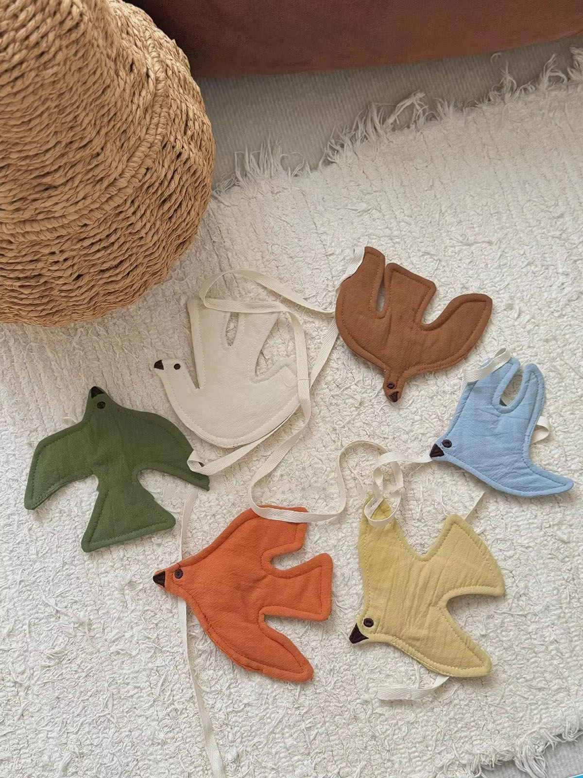 Kids Room Nursery Fabric Bunti - Baby Nursery Garland 评论和价格